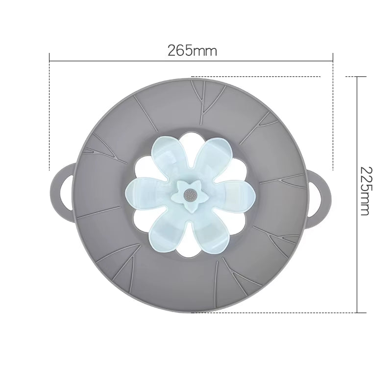 Boil over Safeguard Lids, Silicone Microwave Splatter Lid for Food, Bpa-Free Silicone & Plastic, Removable, Easy to Clean