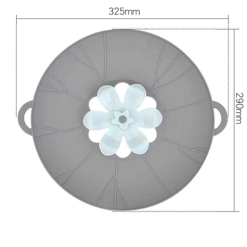Boil over Safeguard Lids, Silicone Microwave Splatter Lid for Food, Bpa-Free Silicone & Plastic, Removable, Easy to Clean