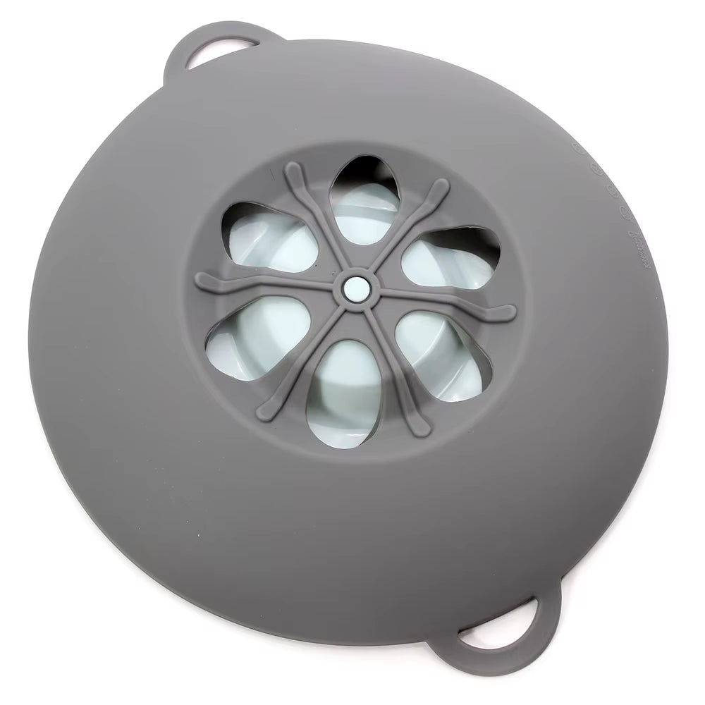 Boil over Safeguard Lids, Silicone Microwave Splatter Lid for Food, Bpa-Free Silicone & Plastic, Removable, Easy to Clean