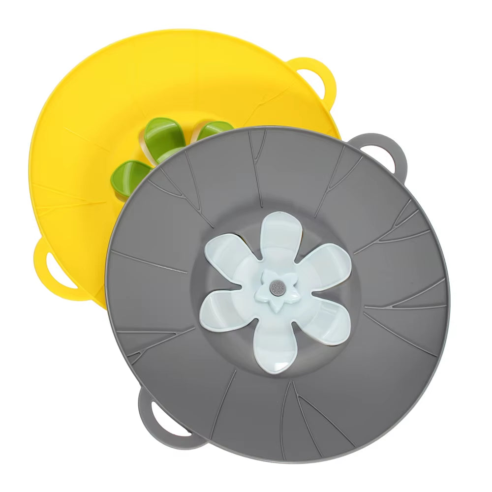 Boil over Safeguard Lids, Silicone Microwave Splatter Lid for Food, Bpa-Free Silicone & Plastic, Removable, Easy to Clean